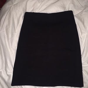 Black pencil skirt